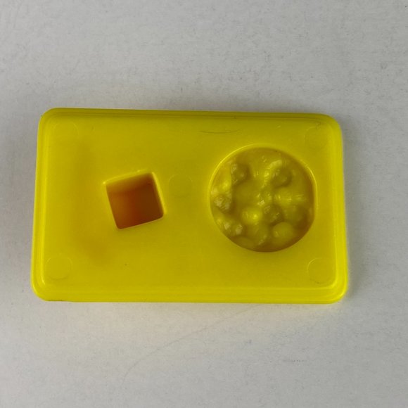 Barbie Pretend Food Tray Milk Straw Cookies Yellow Tray Plate Playset Accessory - Picture 5 of 5